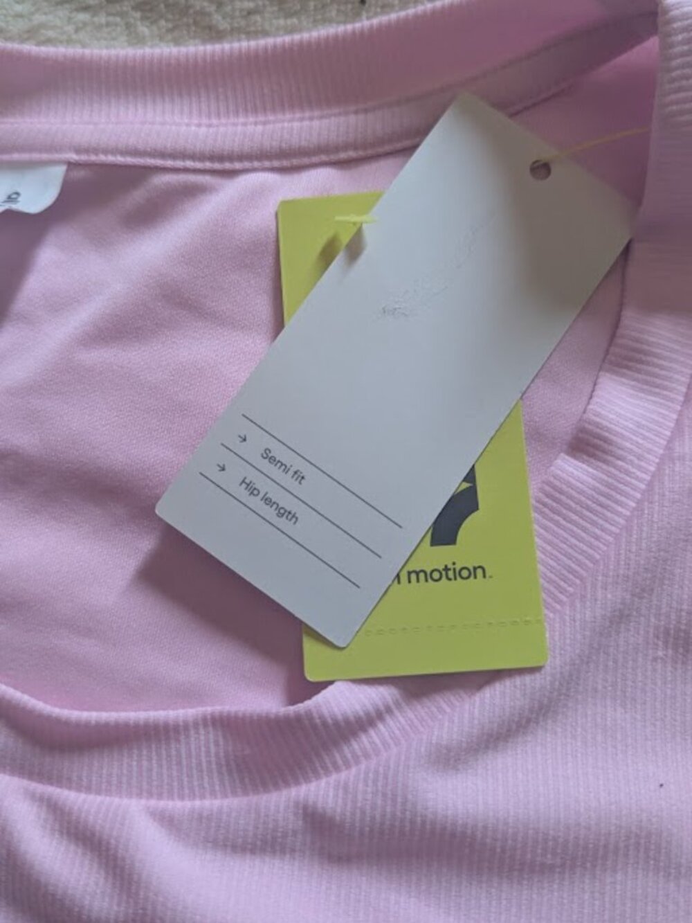 Target ALL IN MOTION Light Pink XXL Rib Long Sleeve - Picture 5 of 6